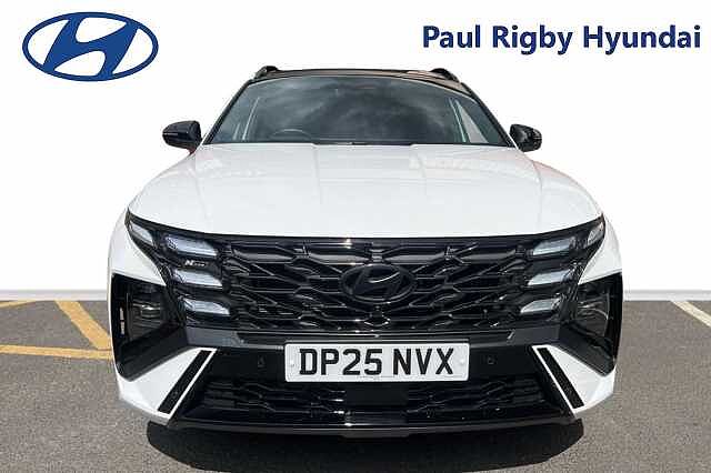 Hyundai TUCSON 1.6T Hybrid N Line S 5dr 4WD Auto White