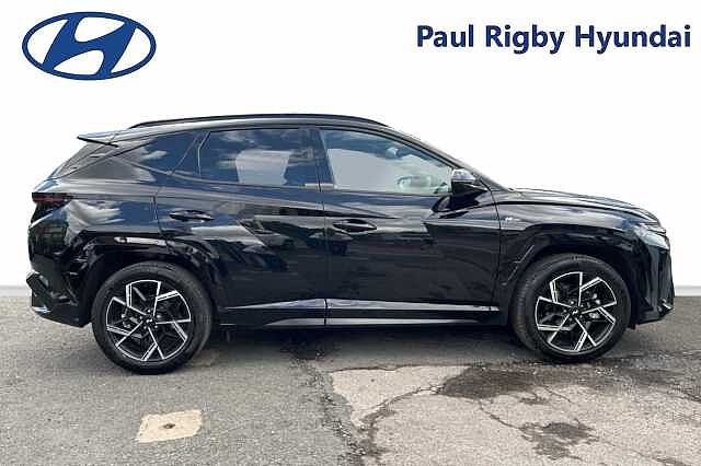 Hyundai TUCSON 1.6T Hybrid N Line 5dr Auto Black