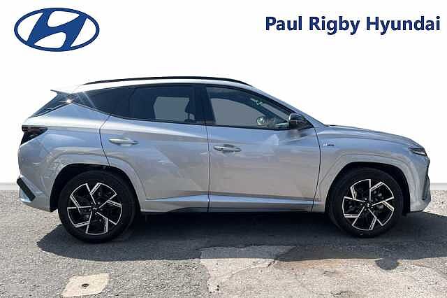 Hyundai TUCSON 1.6T Hybrid N Line 5dr Auto Silver