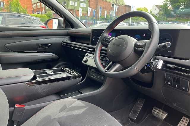 Hyundai TUCSON 1.6T Hybrid N Line S 5dr 4WD Auto White