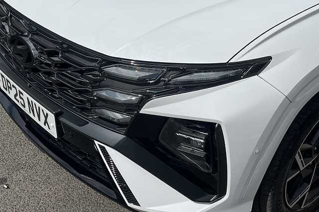 Hyundai TUCSON 1.6T Hybrid N Line S 5dr 4WD Auto White