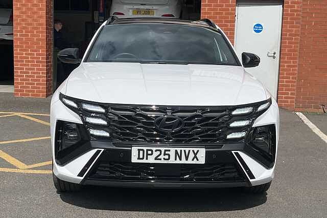 Hyundai TUCSON 1.6T Hybrid N Line S 5dr 4WD Auto White