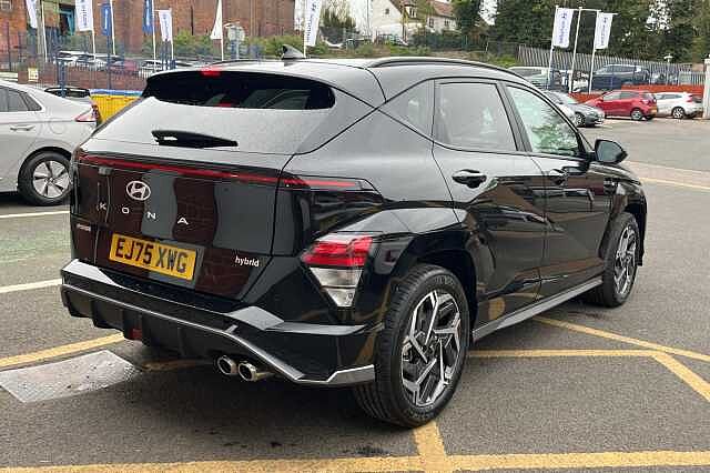 Hyundai KONA 1.6 Hybrid N Line 5dr DCT Black